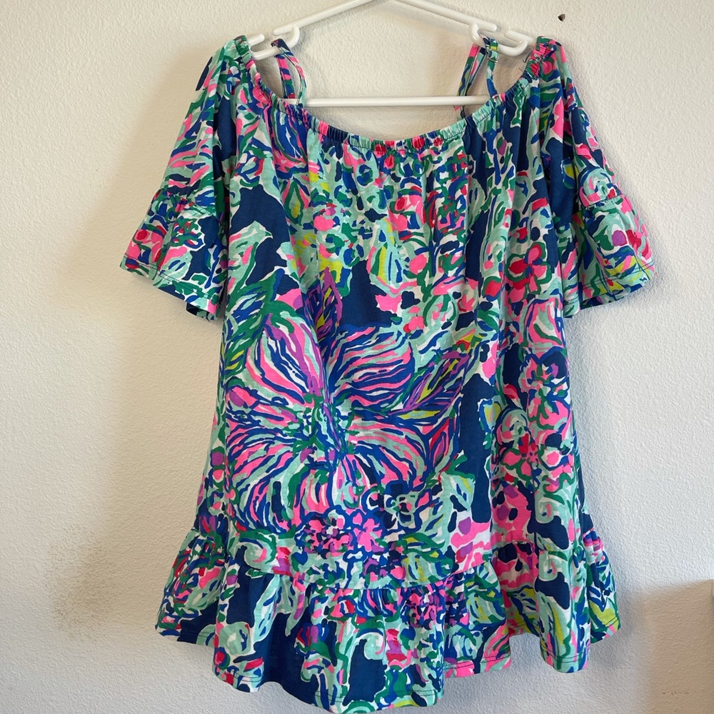 COPY - Lilly Pulitzer off the shoulder dress